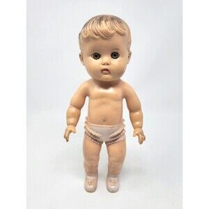 Vintage 1956 Sun Rubber Co. Squeaker Baby Doll 10.25"